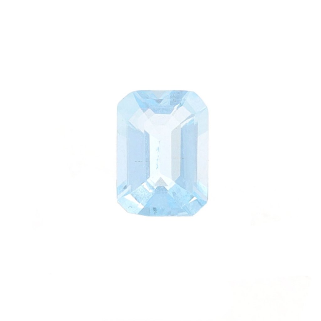 Loose Aquamarine - Emerald Cut .90ct Blue Solitaire